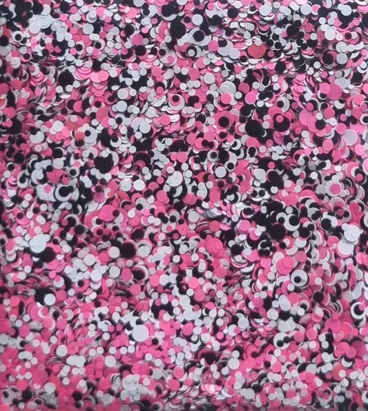 Neon Pink Mix Glitter 10g