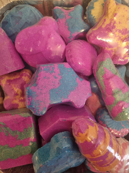 Bath Bomb Random Shapes Bundle - DISPATCH FRIDAY 4th NOVEMBER