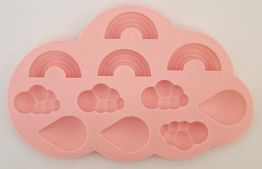 Silicone Rainbow & Cloud Mold