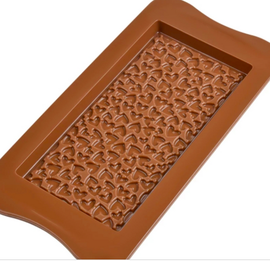 Silicone Hearts Slab Mold