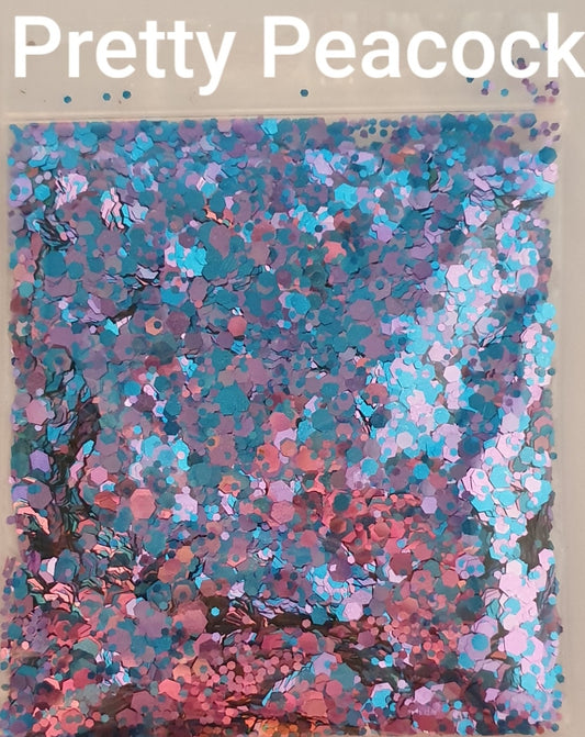 Pretty Peacock Glitter 10g