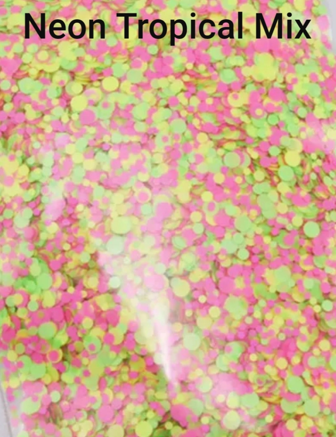 Neon Tropical Mix Glitter 10g