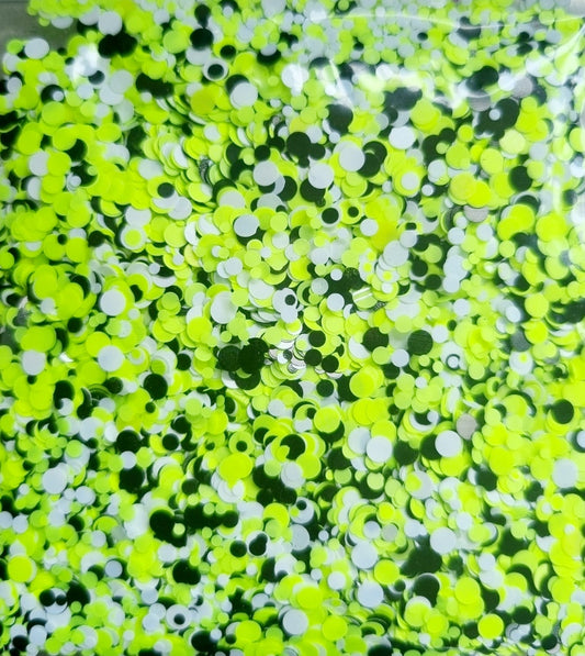 Neon Lime Mix Glitter 10g