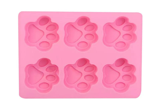 Silicone 6 Cell Paw Mold