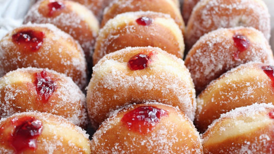 Raspberry Jam Donuts